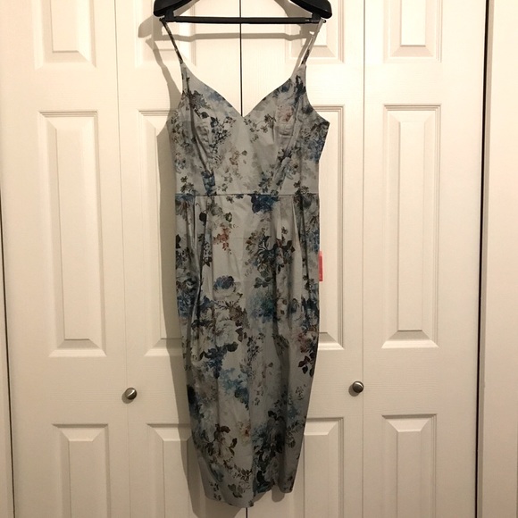 ASOS floral-print Hitchcock midi dress - Picture 2 of 8